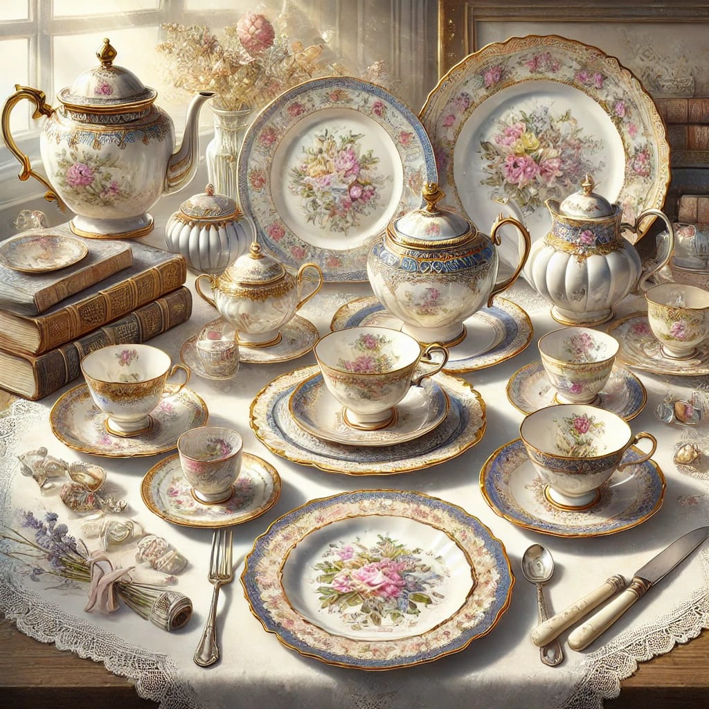 galanteria stołowa retro