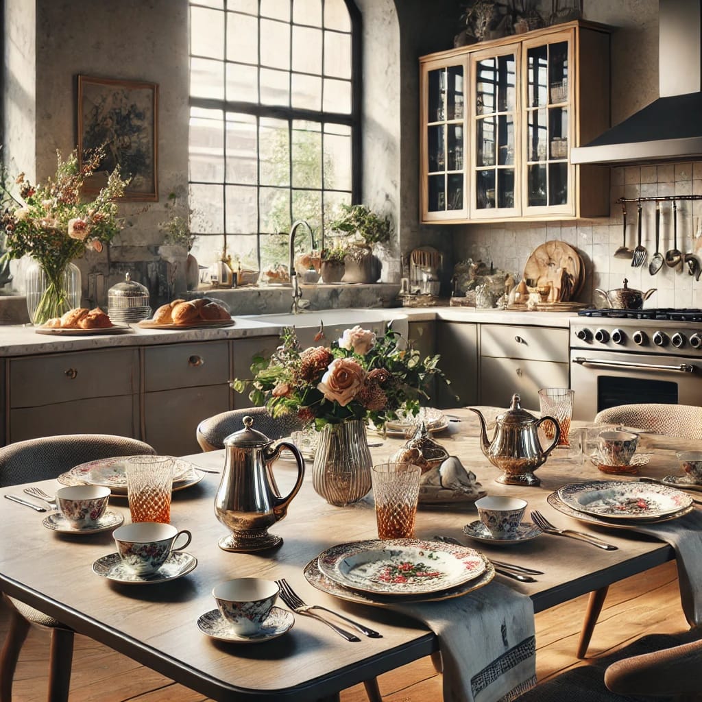 galanteria stołowa retro