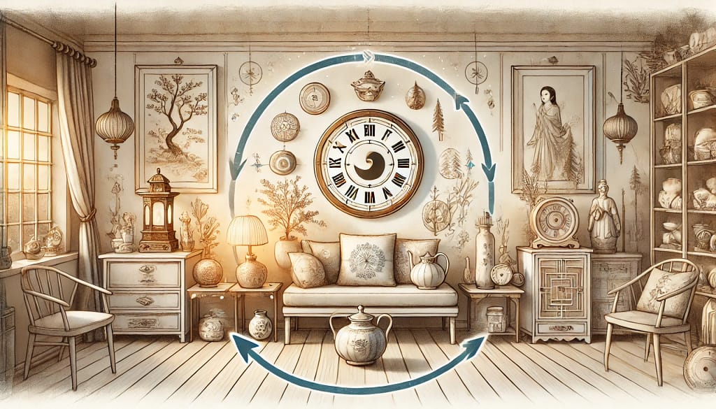 bibeloty retro, feng shui