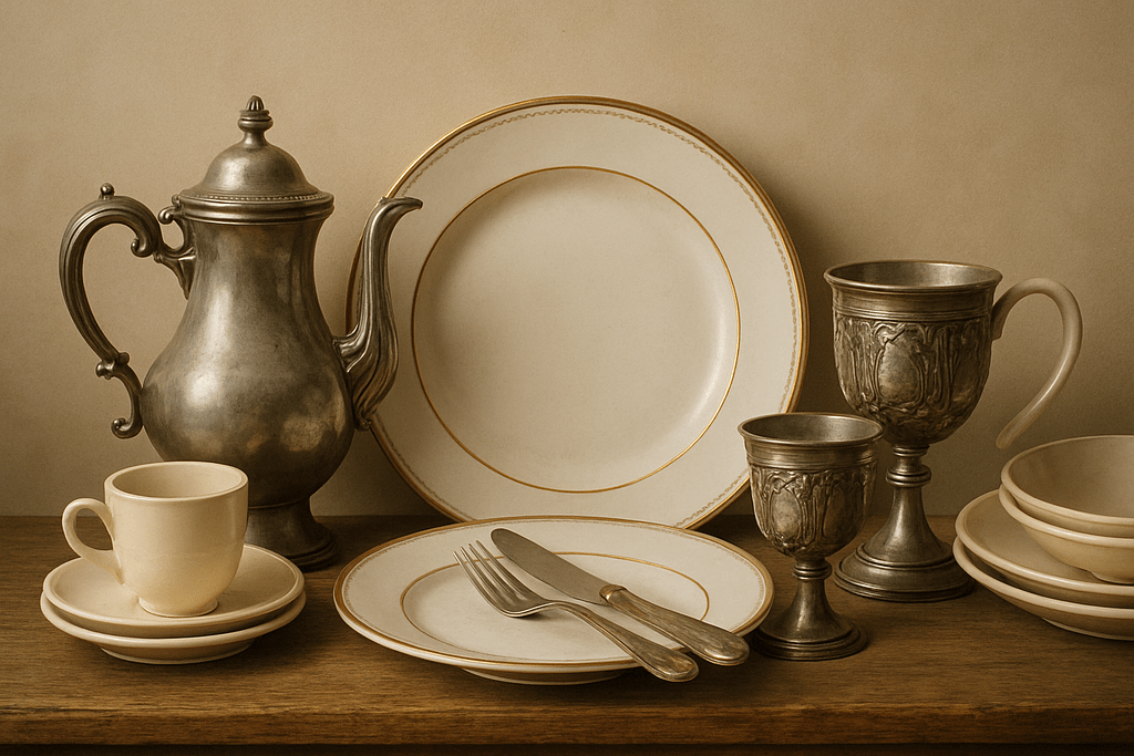 galanteria stołowa retro