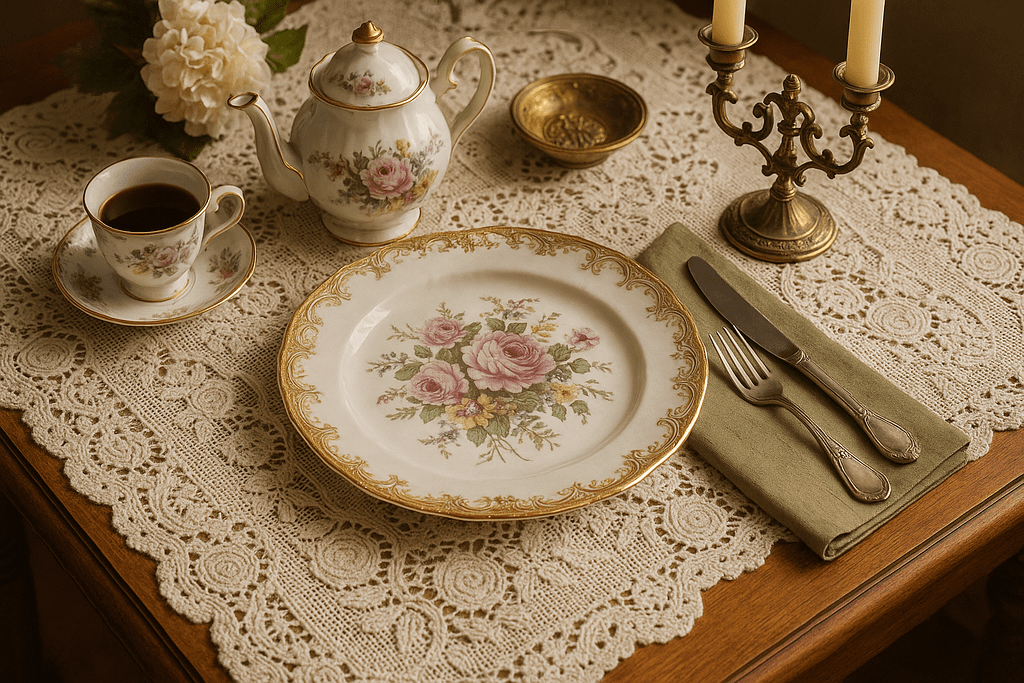 galanteria stołowa retro