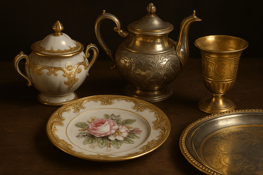 galanteria stołowa retro