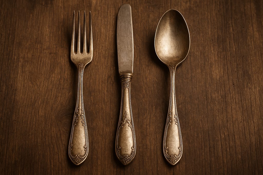 galanteria stołowa retro