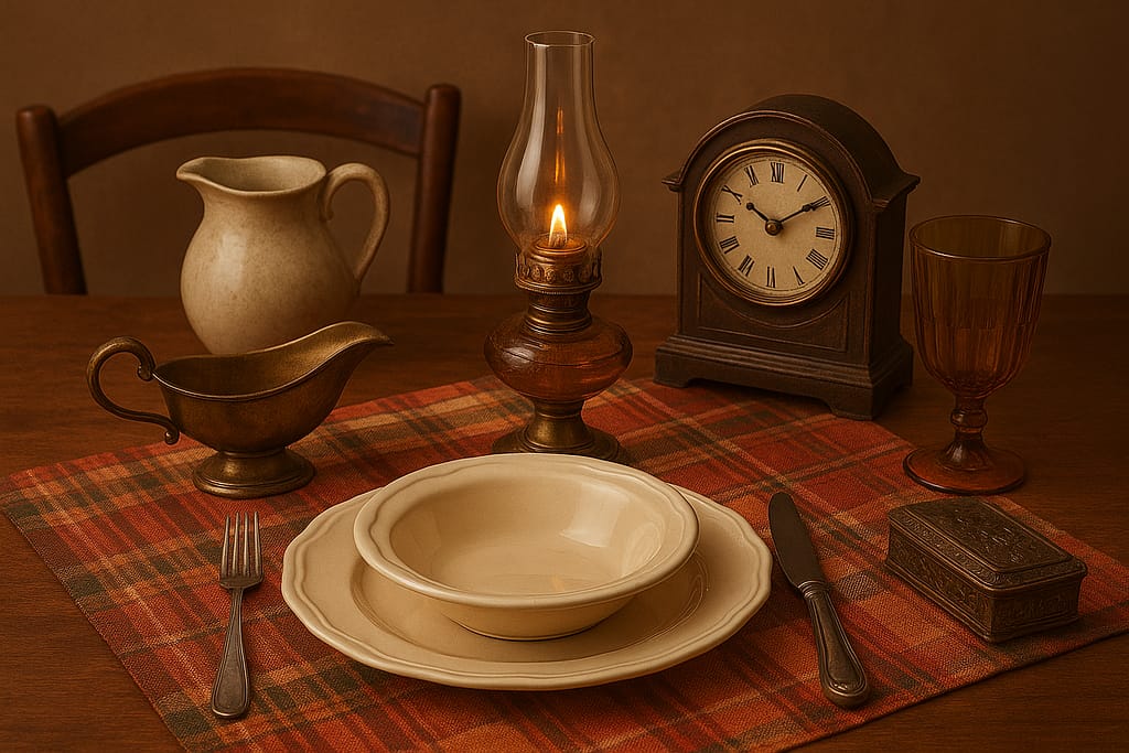 galanteria stołowa retro