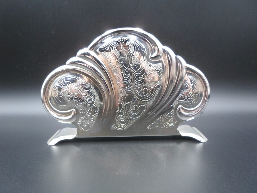 posrebrzany serwetnik