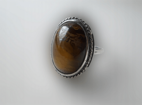 tygrysie oczko, srebro, PRL, retro, moda retro, styl retro, moda damska, vintage, styl vintage,