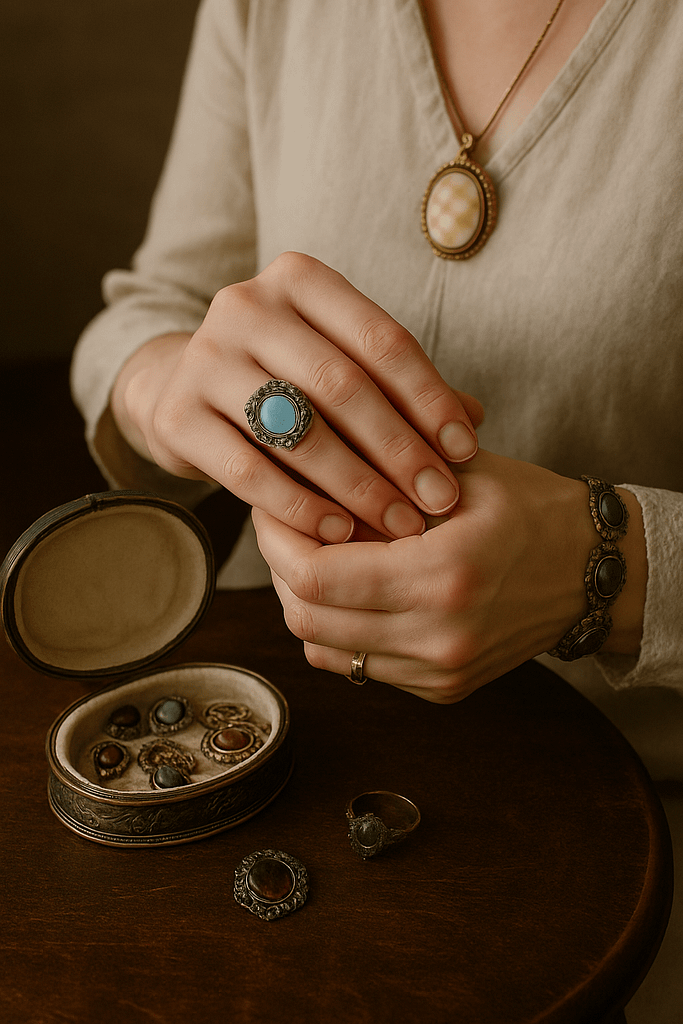 biżuteria retro, mindfulness