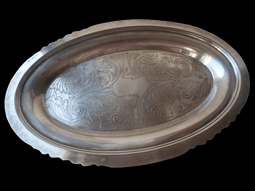 SYGNOWANA PATERA PLATER secesyjna patera